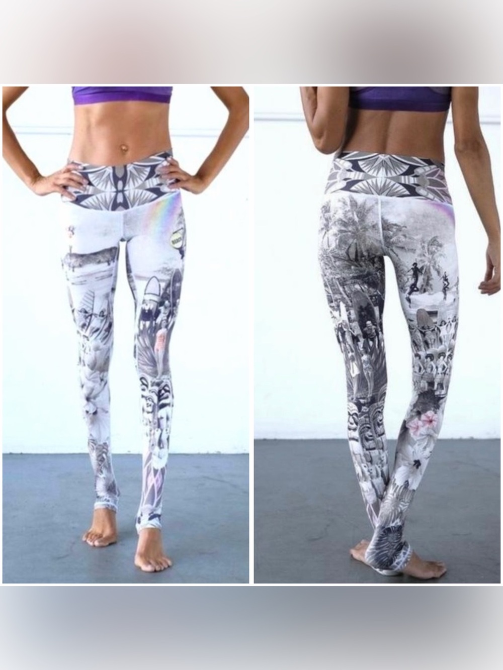 niyama sol yoga pants waimea Hawaiian